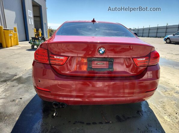WBA4R7C57HK876455 2017 BMW 4 SERIES Red Vista trasera