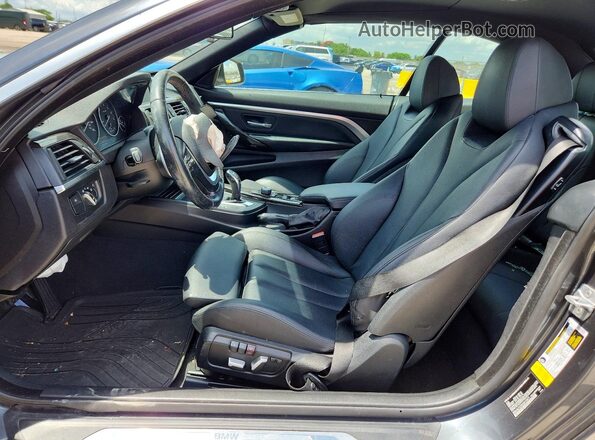 WBA4U7C5XH5H19471 2017 BMW 4 SERIES Gray წინა სალონის ხედი