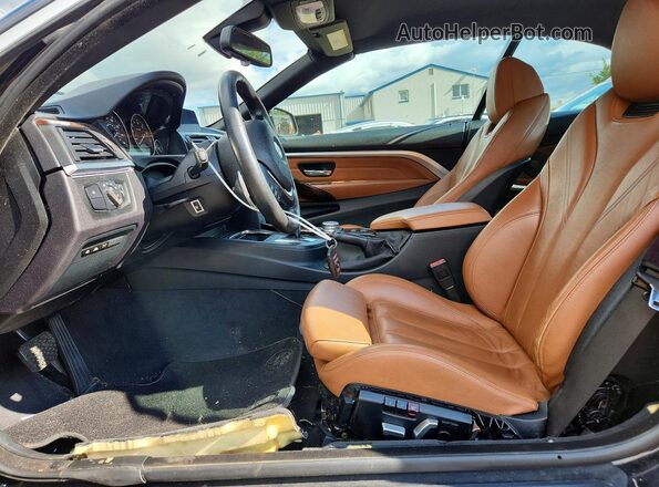 WBA4U9C50H5D44265 2017 BMW 4 SERIES Черный Вид салона спереди
