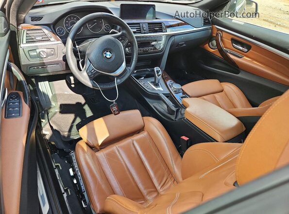 WBA4U9C50H5D44265 2017 BMW 4 SERIES Черный Вид панели приборов
