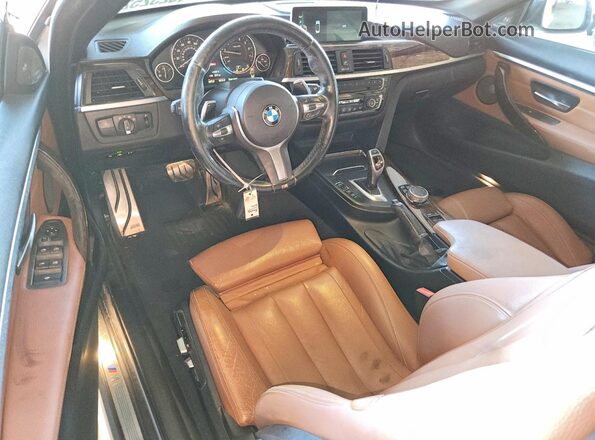 WBA4U9C53H5D44566 2017 BMW 4 SERIES White Вид панелі приладів