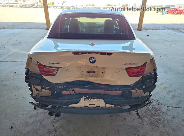 WBA4U9C53H5D44566 2017 BMW 4 SERIES White Вид ззаду