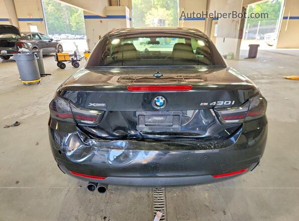 WBA4U9C58H5D43638 2017 BMW 4 SERIES Black Rear view