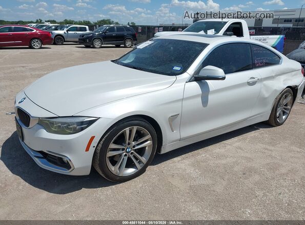 WBA4W3C54JAB87327 2018 BMW 4 SERIES White Przód lewy