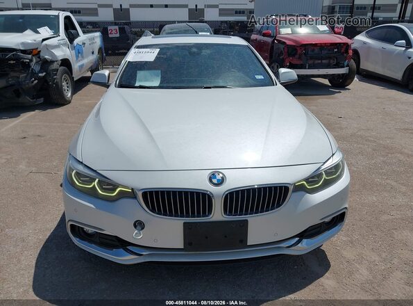 WBA4W3C54JAB87327 2018 BMW 4 SERIES White Widok zestawu wskaźników