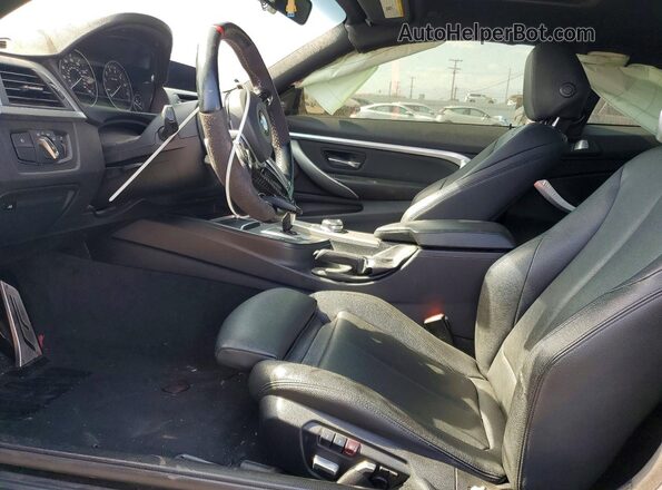 WBA4W3C57KAF91790 2019 BMW 4 SERIES Black Вид салону спереду