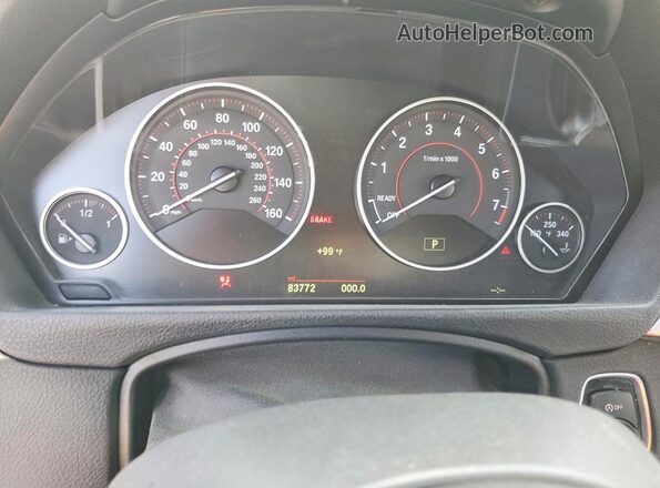 WBA4W3C57KAF91790 2019 BMW 4 SERIES Black Вид щитка приладів