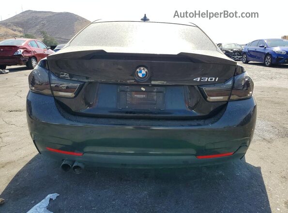 WBA4W3C57KAF91790 2019 BMW 4 SERIES Black Вид ззаду
