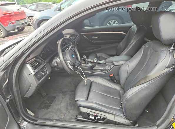 WBA4W5C53JAA49578 2018 BMW 4 SERIES Black Front interior view