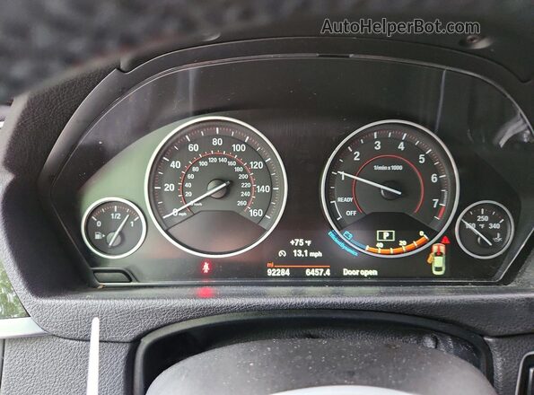 WBA4W5C53JAA49578 2018 BMW 4 SERIES Black Instrument cluster view