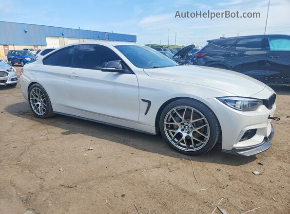 WBA4W7C55KAG52299 2019 BMW 4 SERIES White Przód prawy