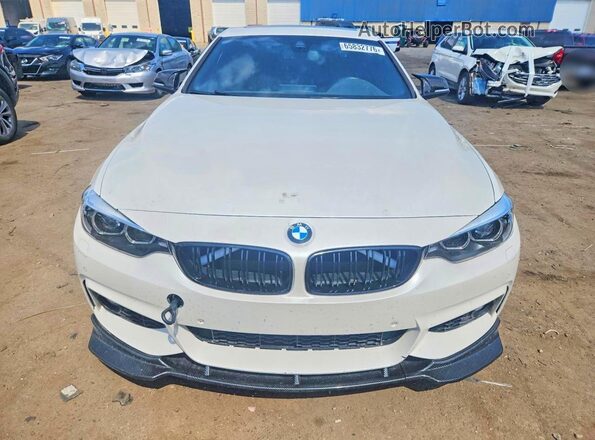 WBA4W7C55KAG52299 2019 BMW 4 SERIES White Widok z przodu