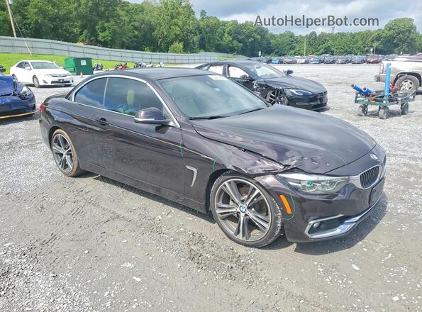 WBA4Z1C53KEE44628 2019 BMW 4 SERIES Brown Delantero derecho