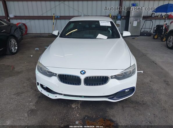 WBA4Z1C54JEC58675 2018 BMW 4 SERIES White Instrument cluster view
