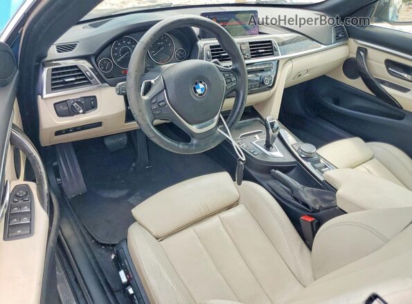 WBA4Z1C56KEE44901 2019 BMW 4 SERIES Turquoise Widok deski rozdzielczej