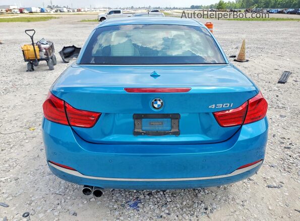WBA4Z1C56KEE44901 2019 BMW 4 SERIES Turquoise Widok z tyłu