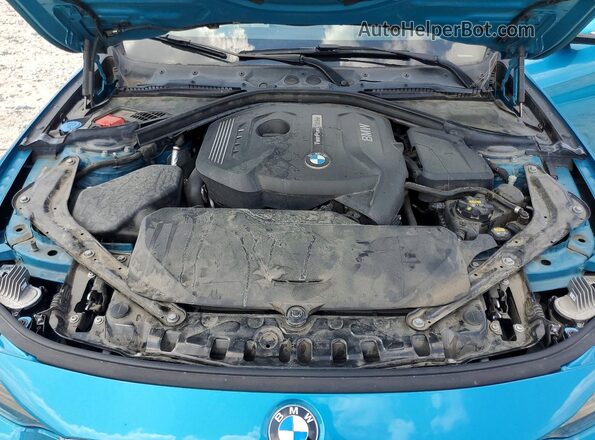 WBA4Z1C56KEE44901 2019 BMW 4 SERIES Turquoise Widok wnętrza z tyłu