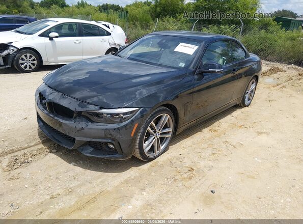 WBA4Z1C59KEE51373 2019 BMW 4 SERIES Black Առջևի ձախ երեք քառորդ տեսարան