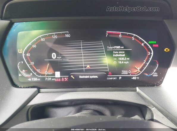 WBA53AK04P7M44237 2023 BMW 2 SERIES White Вид задніх сидінь