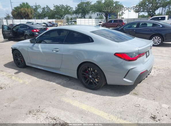 WBA53AP03NCK90830 2022 BMW 4 SERIES Gray Задня ліва чверть