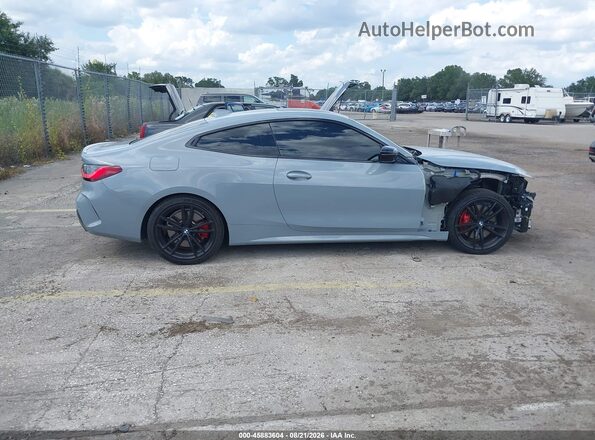 WBA53AP03NCK90830 2022 BMW 4 SERIES Gray Панорамний вид салону 360°