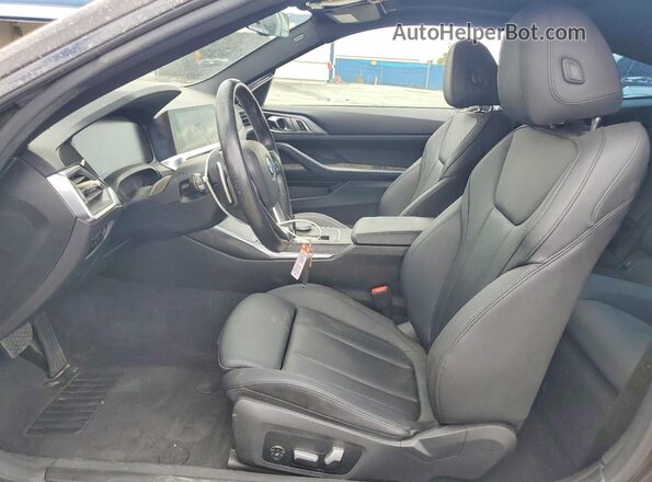 WBA53AP05MCF78429 2021 BMW 4 SERIES Black Widok wnętrza z przodu
