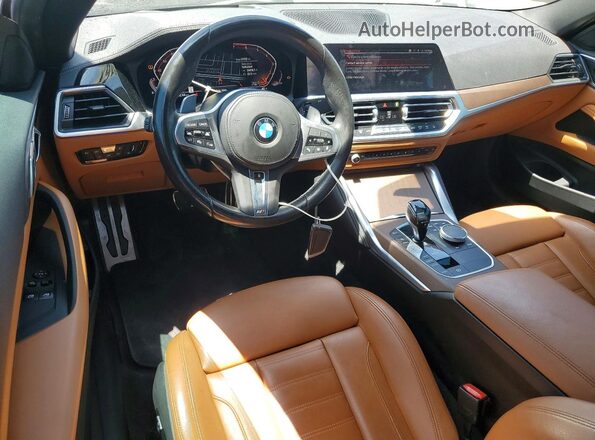 WBA53AP07MCG97115 2021 BMW 4 SERIES White Vista del salpicadero
