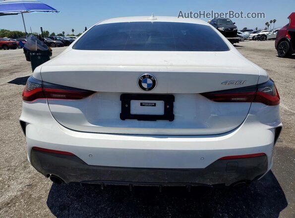 WBA53AP07MCG97115 2021 BMW 4 SERIES White Vista trasera
