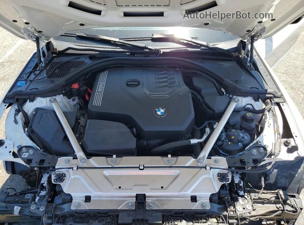 WBA53AP07MCG97115 2021 BMW 4 SERIES White Vista interior trasera