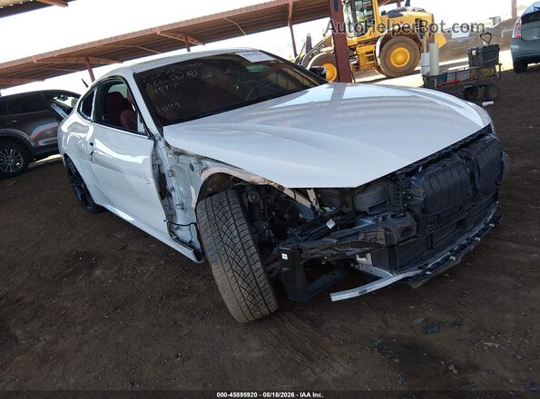 WBA53AP09NCK49537 2022 BMW 4 SERIES White Vista frontal