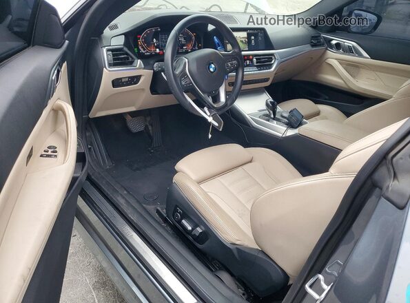 WBA53AP09NCK94459 2022 BMW 4 SERIES Gray Առջևի վահանակի տեսք