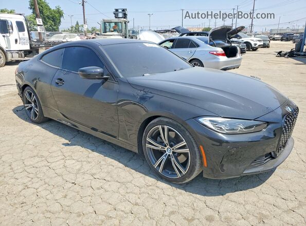 WBA53AP0XMCF74750 2021 BMW 4 SERIES Черный Передняя правая четверть