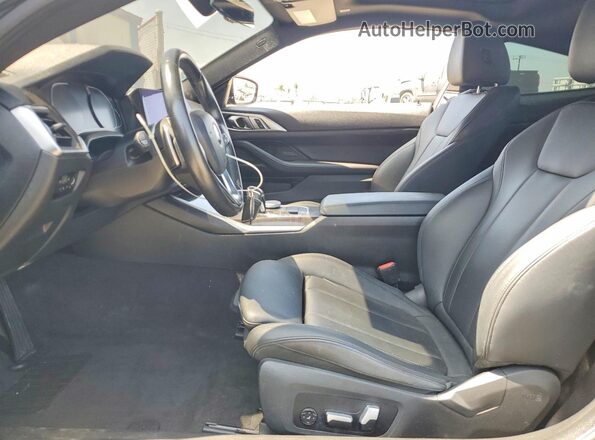 WBA53AP0XMCF74750 2021 BMW 4 SERIES Черный Вид салона спереди