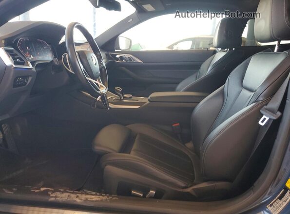 WBA53AP0XNCK81686 2022 BMW 4 SERIES Blue Front interior view