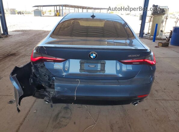 WBA53AP0XNCK81686 2022 BMW 4 SERIES Blue Rear view