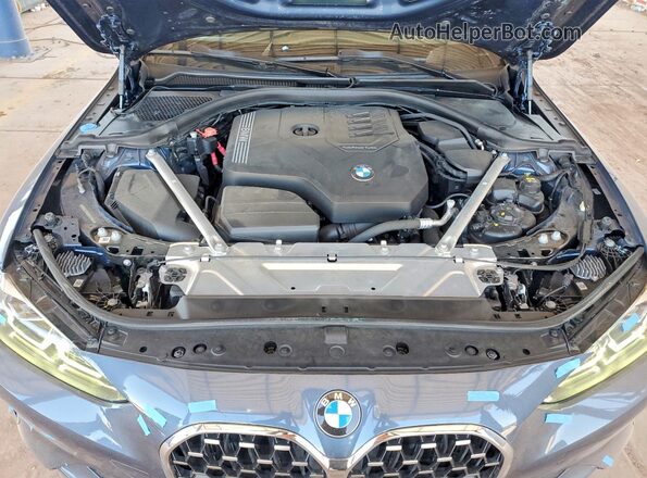 WBA53AP0XNCK81686 2022 BMW 4 SERIES Blue Rear interior view