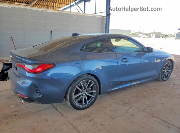 WBA53AP0XNCK81686 2022 BMW 4 SERIES Blue Rear right