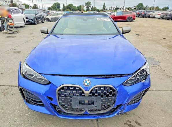 WBA53AT08RCN05310 2024 BMW M4 Blue Vista frontal
