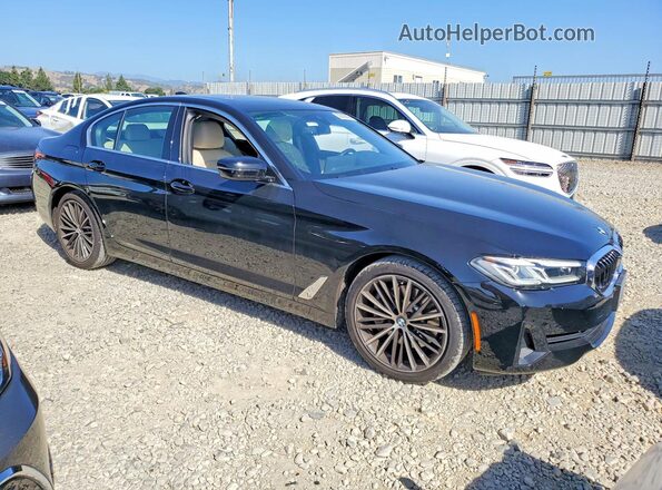 WBA53BH01PWY08228 2023 BMW 5 SERIES Черный Передняя правая четверть