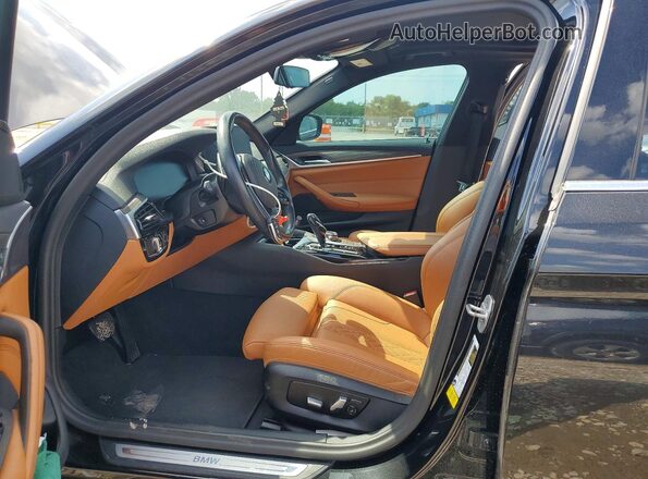 WBA53BH03PCN19076 2023 BMW 5 SERIES Black Front interior view