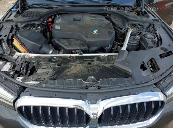 WBA53BH03PCN19076 2023 BMW 5 SERIES Black Rear interior view