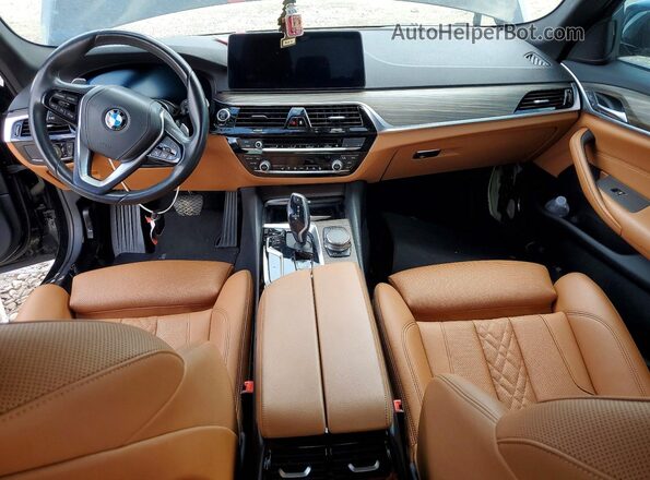 WBA53BH03PCN19076 2023 BMW 5 SERIES Black Dashboard view