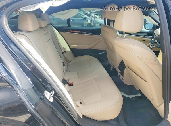 WBA53BH04MCF31185 2021 BMW 5 SERIES Black უკანა სავარძლების ხედი