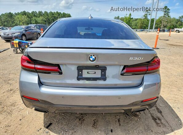 WBA53BH04PWY01659 2023 BMW 5 SERIES Gray Rear view