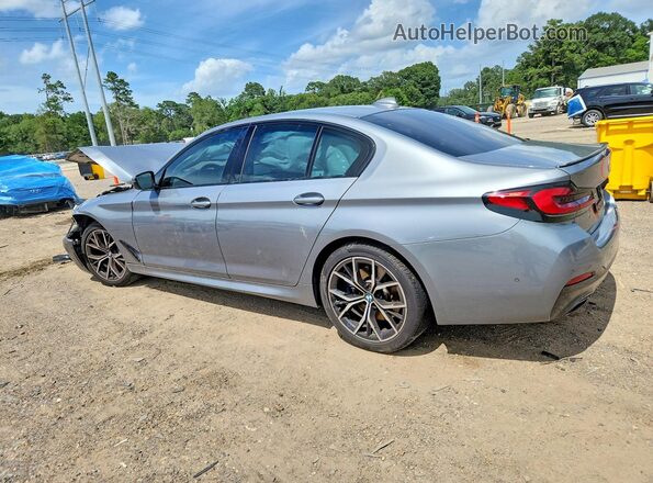 WBA53BH04PWY01659 2023 BMW 5 SERIES Gray Rear left