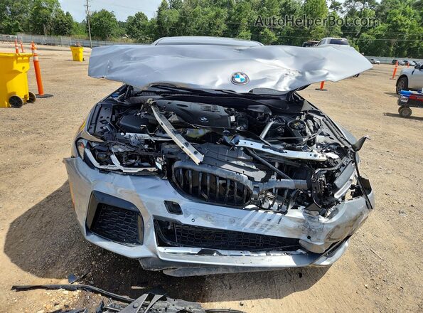 WBA53BH04PWY01659 2023 BMW 5 SERIES Gray Front view