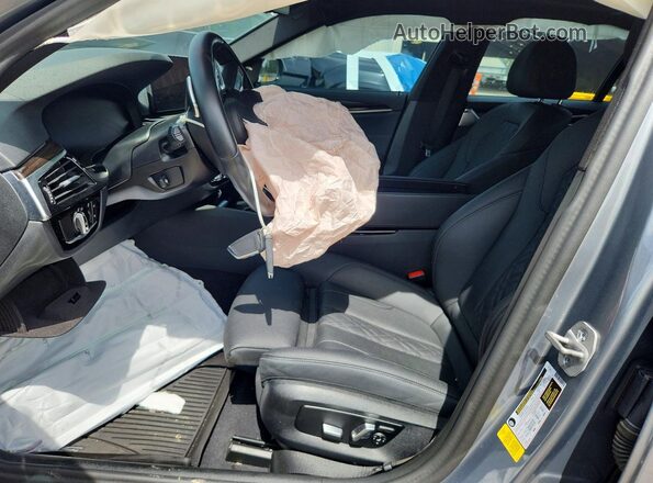 WBA53BH04PWY01659 2023 BMW 5 SERIES Gray Front interior view