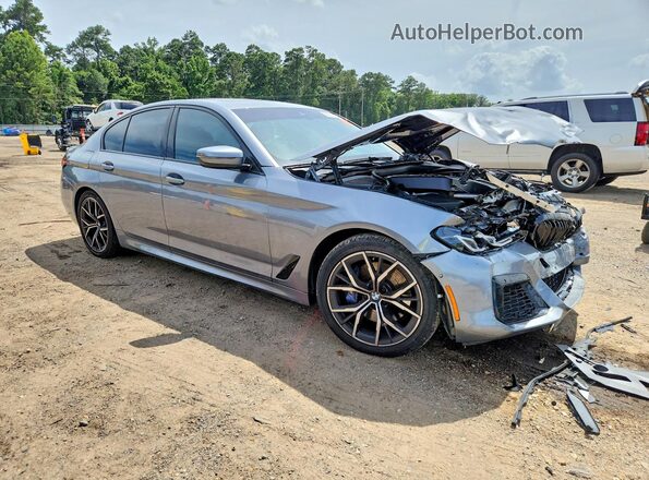 WBA53BH04PWY01659 2023 BMW 5 SERIES Gray Front right