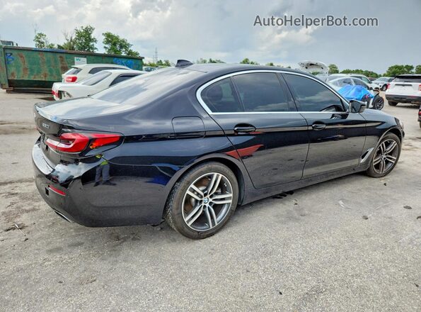 WBA53BH06MCF74135 2021 BMW 5 SERIES Black Հետևի աջ