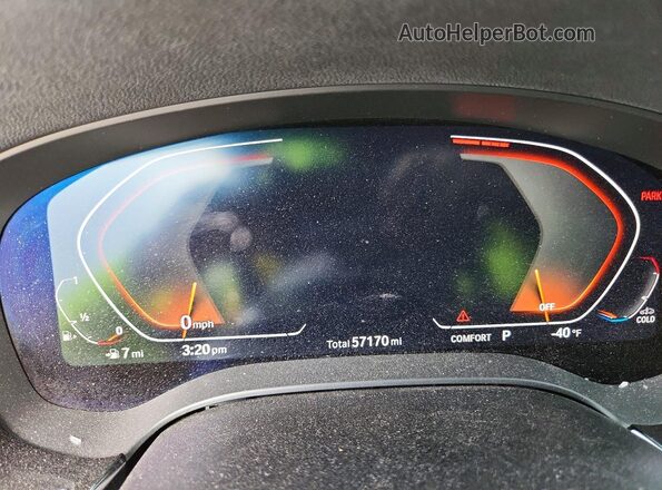 WBA53BH06MCF74135 2021 BMW 5 SERIES Black Սարքավորումների վահանակի տեսք